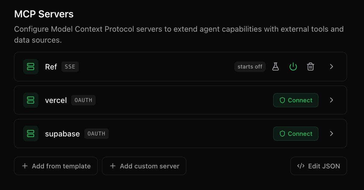 MCP servers, one click